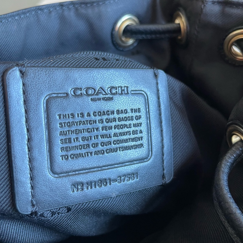 Coach Mini Turnlock Backpack - Picture 9 of 10